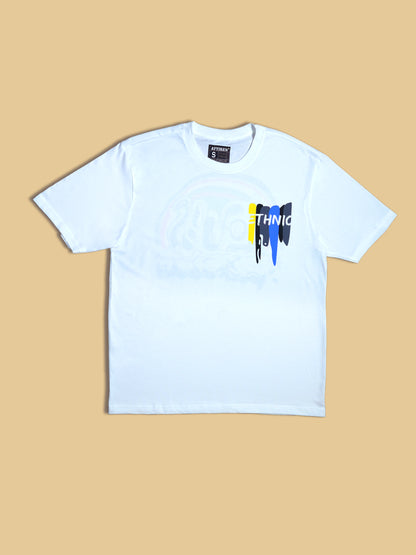 ATTIREN White Oversized T-Shirt [UNISEX]