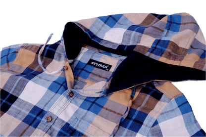 Checks Hooded shirt